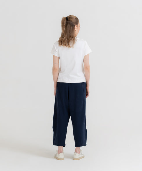 Women's Barrel Leg Cropped Pants