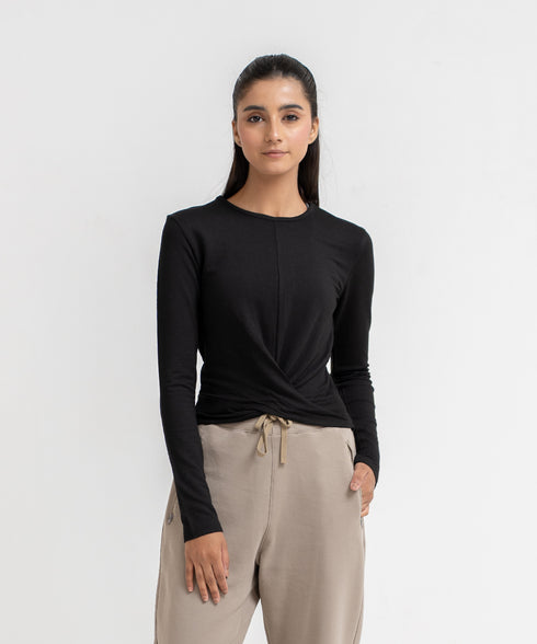 Women's Modal Twisted Hem Tee