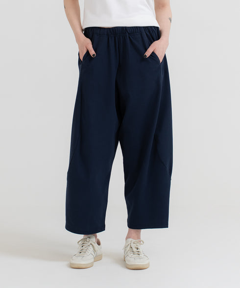 Women's Barrel Leg Cropped Pants