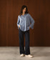 Women's Striped Wide Cuff Shirt