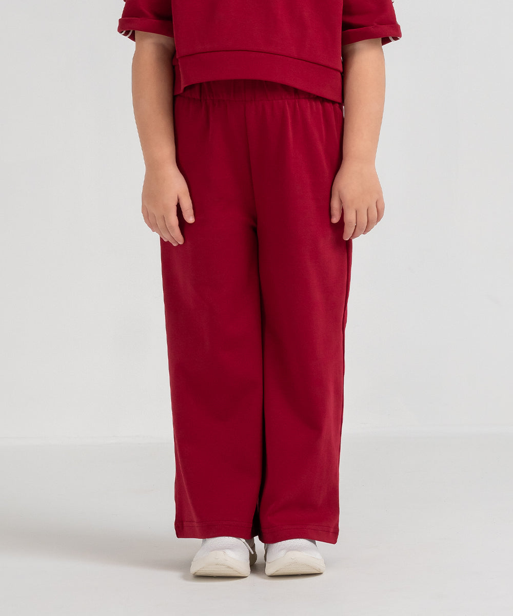 Girls Wide Leg Pants Bandana