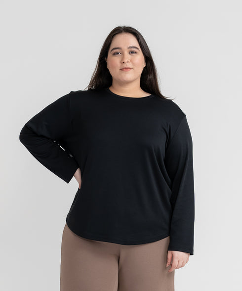 Women's Plus Perfect Long Sleeve Tee