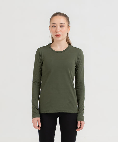Women's Basic Long Sleeve Tee