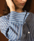 Women's Striped Wide Cuff Shirt