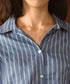 Women's Striped Wide Cuff Shirt