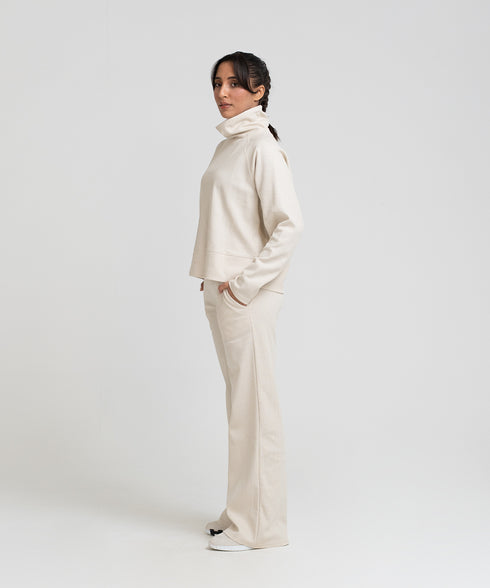 Women's Rib Relaxed Fit Turtleneck