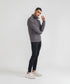 Men's Johnny Collar Sweatshirt