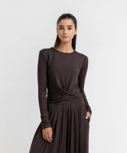 Women's Modal Twisted Hem Tee