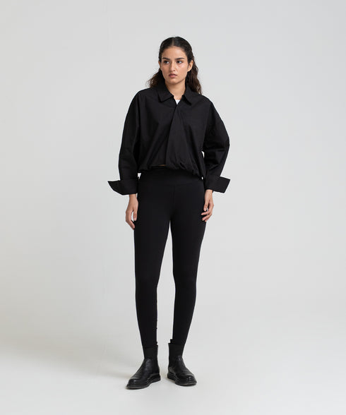 Women's Collared Wrap Shirt