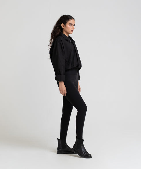 Women's Collared Wrap Shirt