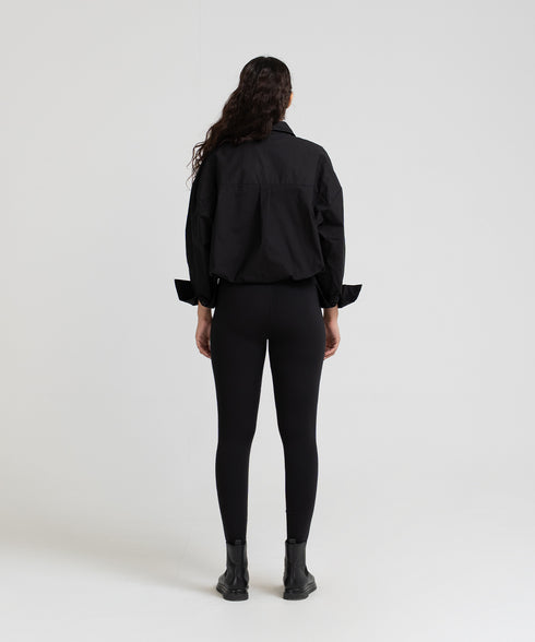 Women's Collared Wrap Shirt