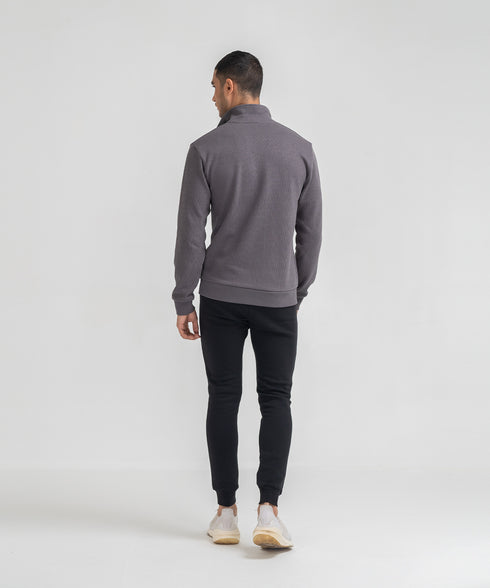 Men's Johnny Collar Sweatshirt