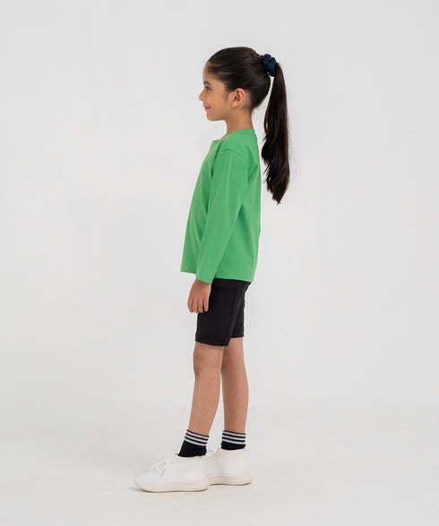 Kid's B-Fit Drop Shoulder Full Sleeve Tee