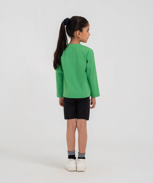 Kid's B-Fit Drop Shoulder Full Sleeve Tee