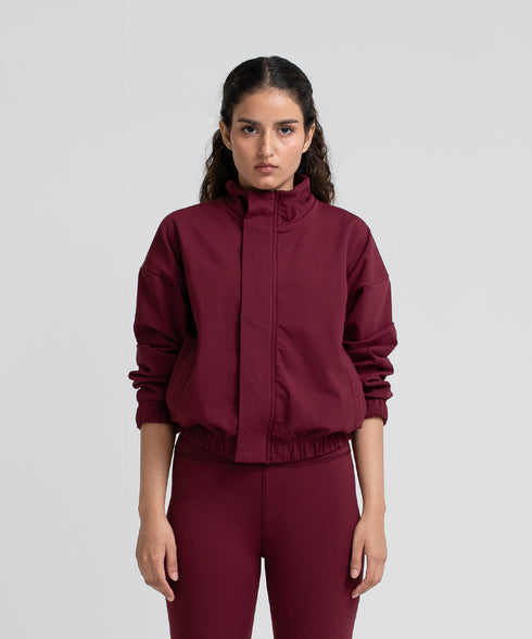 Women's Fleece Lined Bomber Jacket