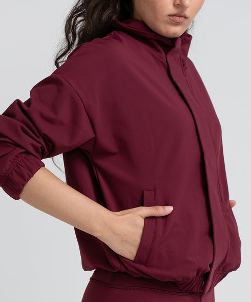 Women's Fleece Lined Bomber Jacket