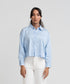 Women's Cropped Button Down Shirt