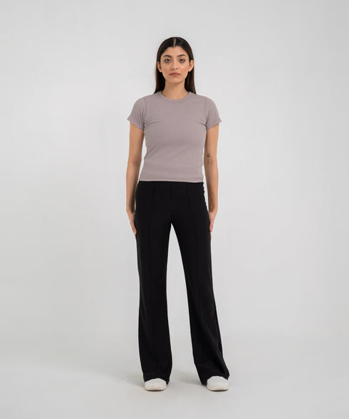 Women's B-Fit Rib Crop Tee