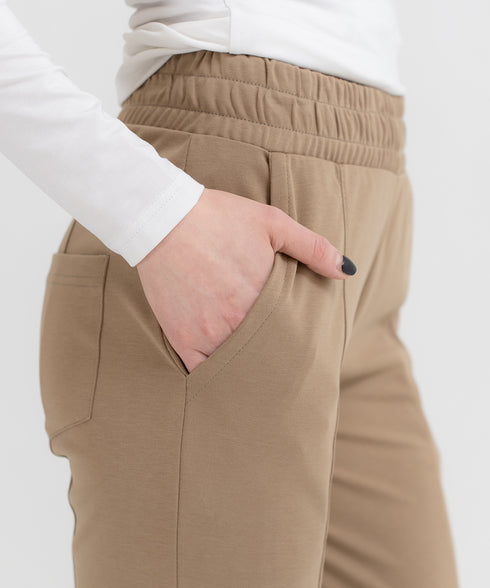 Women's Turned up Tapered Pants