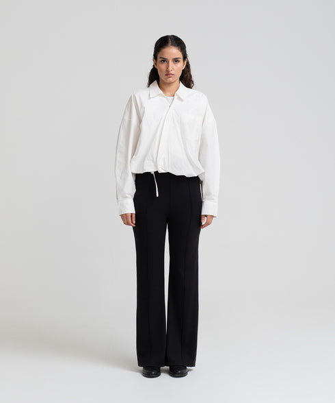 Women's Collared Wrap Shirt