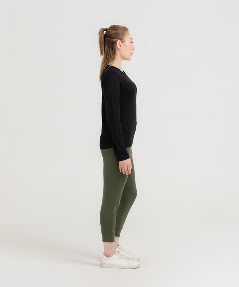 Women's Basic Cropped Joggers