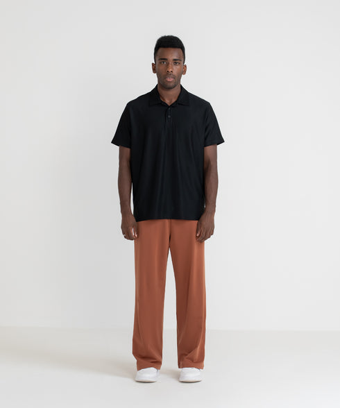 Men's B-Fit Solid Mesh Polo