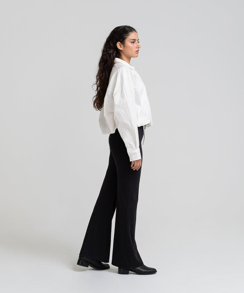Women's Collared Wrap Shirt