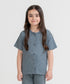 Girls' LuxeLight Henley Button Down