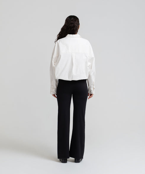 Women's Collared Wrap Shirt