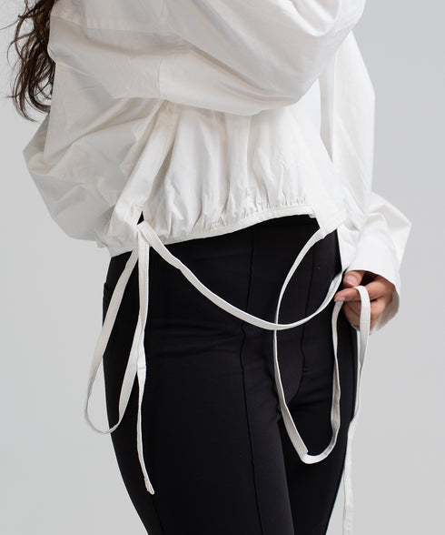 Women's Collared Wrap Shirt