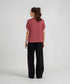 Women's Crepe Pleated Pants