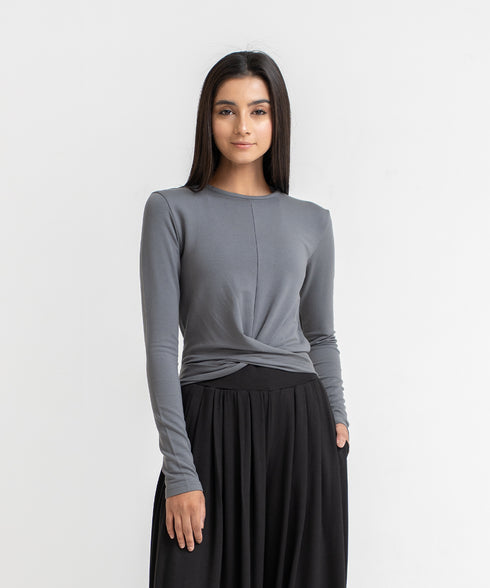 Women's Modal Twisted Hem Tee