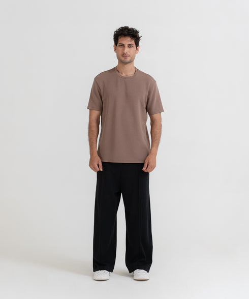 Men's Pin Tucks Straight Pants
