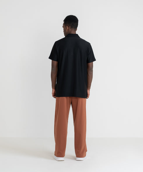 Men's B-Fit Solid Mesh Polo