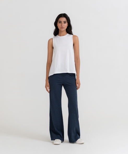 Women's Melange Flared Pants