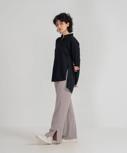 Women's Snap Button Tunic Shirt