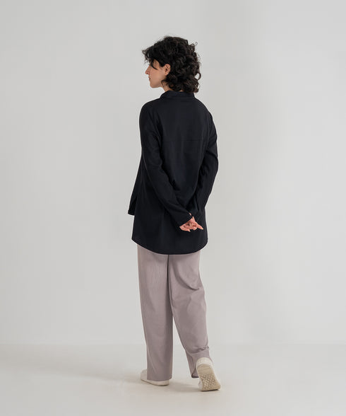 Women's Snap Button Tunic Shirt