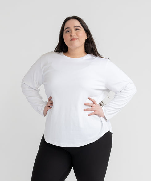 Women's Plus Perfect Long Sleeve Tee