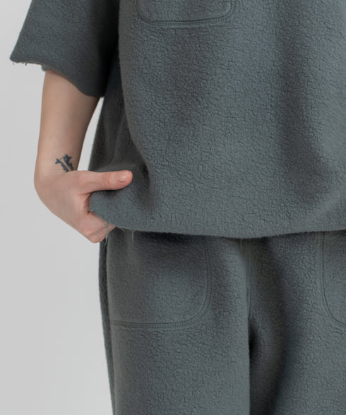 Women's Reversible Half Sleeve Sweatshirt