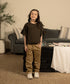 Girls' Ruffle Sleeve Cropped Tee
