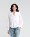 Women's Pleated Sleeve Shirt