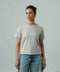 Women's Melange Raw Edges Tee