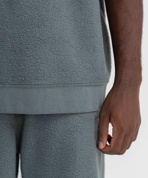 Men's Reversible Half Sleeve Sweatshirt