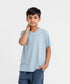 Boys' Melange Raw Edges Tee
