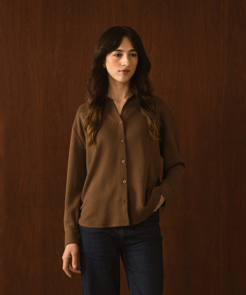 Women's LuxeStretch Button Down Shirt