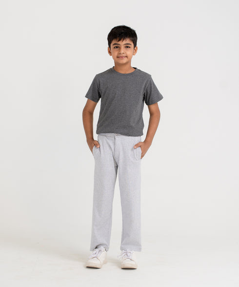 Boys' Rib Straight Pants