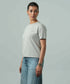 Women's Melange Raw Edges Tee