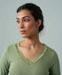 Women's V-Neck Lace Top