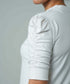 Women's Gathered Sleeve Top