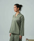 Women's Cotton Collared Set